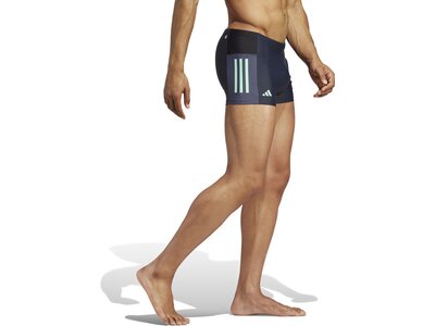 ADIDAS Badehose BLOCK 3S BOXER Grau