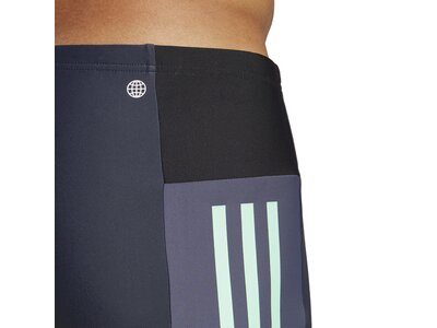 ADIDAS Badehose BLOCK 3S BOXER Grau