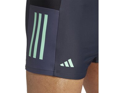 ADIDAS Badehose BLOCK 3S BOXER Grau