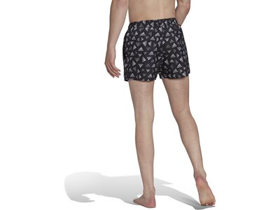 ADIDAS Herren Shorts Logo Print CLX Very Short Length Schwarz