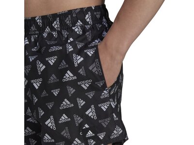 ADIDAS Herren Shorts Logo Print CLX Very Short Length Schwarz