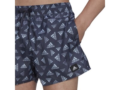 ADIDAS Herren Shorts Logo Print CLX Very Short Length Grau