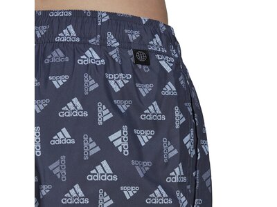 ADIDAS Herren Shorts Logo Print CLX Very Short Length Grau