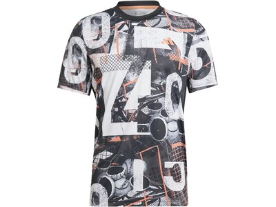 ADIDAS Herren Shirt CLUB GRAPH TEE Silber