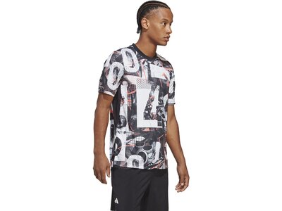 ADIDAS Herren Shirt CLUB GRAPH TEE Silber