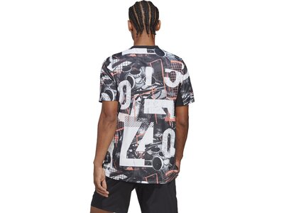 ADIDAS Herren Shirt CLUB GRAPH TEE Silber