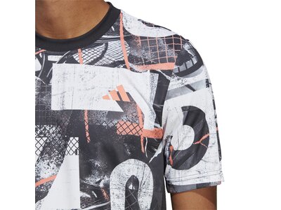 ADIDAS Herren Shirt CLUB GRAPH TEE Silber