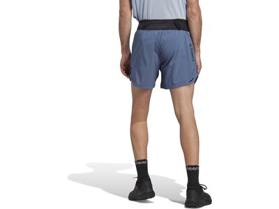 ADIDAS Herren Shorts TERREX Agravic Trail Running (Länge 9 Zoll) Blau