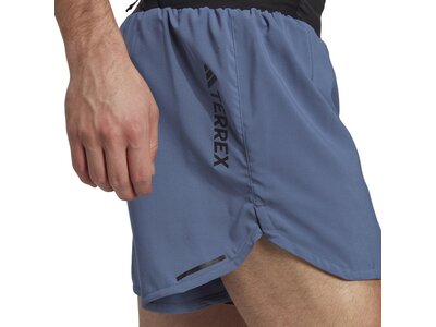 ADIDAS Herren Shorts TERREX Agravic Trail Running (Länge 9 Zoll) Blau