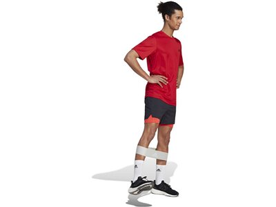 ADIDAS Herren Shorts Power Workout Two-in-One (Länge 5 Zoll) Schwarz