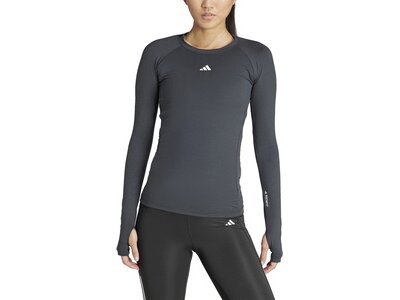 ADIDAS Damen Shirt Techfit Training Grau