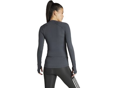 ADIDAS Damen Shirt Techfit Training Grau