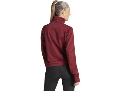 ADIDAS Damen Jacke AEROREADY Game & Go Quarter-Zip Rot