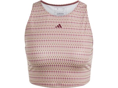 ADIDAS Damen Shirt Yoga Studio Print Rot