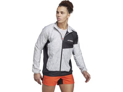 ADIDAS Herren Schlupfjacke TERREX Trail Running Silber