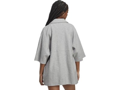 ADIDAS Damen Lounge Terry Loop Hemd Silber