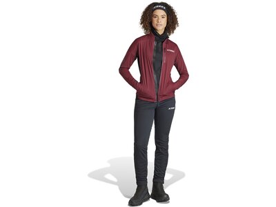 ADIDAS Damen Jacke Terrex Xperior Cross Country Ski Soft Shell Rot