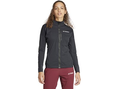 ADIDAS Damen Jacke Terrex Xperior Cross Country Ski Soft Shell Grau