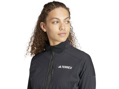 ADIDAS Damen Jacke Terrex Xperior Cross Country Ski Soft Shell Grau