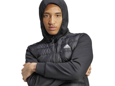 ADIDAS Herren Jacke Essentials Hybrid Grau