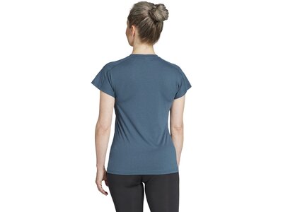 ADIDAS Damen Shirt AEROREADY Train Essentials Minimal Branding V-Neck Blau