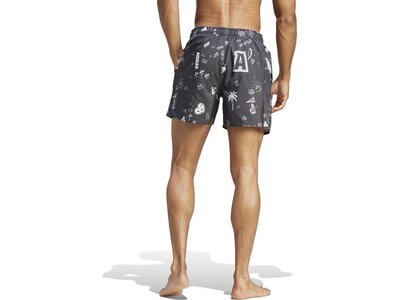 ADIDAS Herren Shorts Brand Love CLX Short-Length Grau