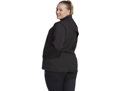 ADIDAS Damen Jacke Cover-Up Große Größen Schwarz