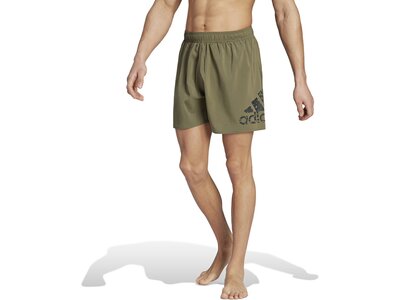 ADIDAS Herren Shorts Big Logo CLX Short-Length Braun