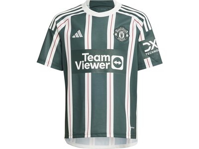 ADIDAS Kinder Trikot Manchester United 23/24 Kids Auswärts Grau