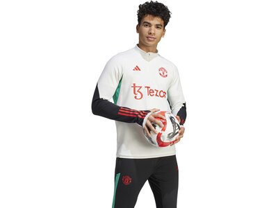 ADIDAS Herren Fanjacke Manchester United Tiro 23 Weiß