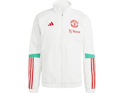 ADIDAS Herren Fanjacke Manchester United Tiro 23 Weiß