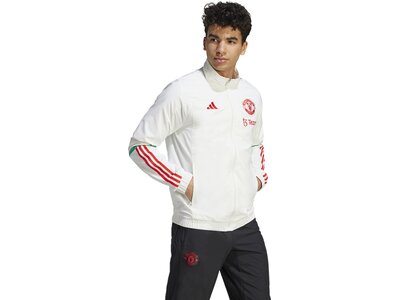 ADIDAS Herren Fanjacke Manchester United Tiro 23 Weiß