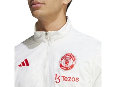 ADIDAS Herren Fanjacke Manchester United Tiro 23 Weiß