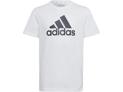 ADIDAS Kinder Shirt Essentials Big Logo Cotton Grau