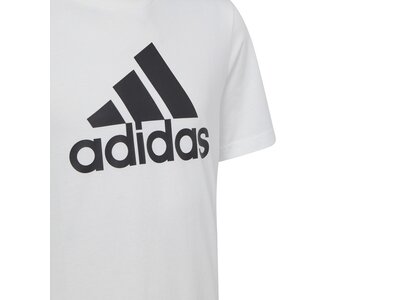 ADIDAS Kinder Shirt Essentials Big Logo Cotton Grau