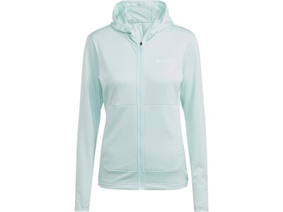 ADIDAS Damen Jacke TERREX XPERIOR LIGHT HOODED FLEECE Grau