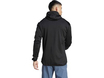 ADIDAS Herren Jacke TERREX XPERIOR LIGHT HOODED FLEECE Schwarz