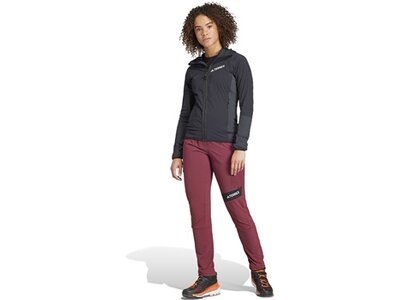 ADIDAS Damen Jacke TERREX Techrock Wind Grau