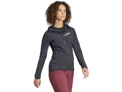 ADIDAS Damen Jacke TERREX Techrock Wind Grau