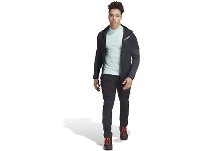 ADIDAS Herren Jacke TERREX Techrock Wind Grau