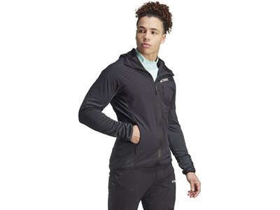 ADIDAS Herren Jacke TERREX Techrock Wind Grau