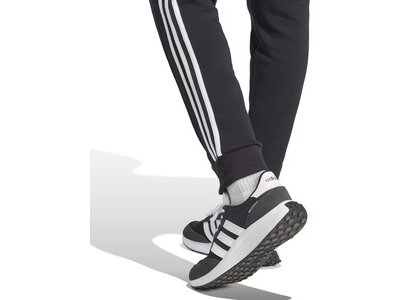 ADIDAS Herren Hose Essentials 3-Streifen Slim-Fit Schwarz