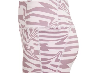 ADIDAS Kinder Tight AEROREADY Allover Print Optime High-Rise 7/8 Pocket Kids Pink