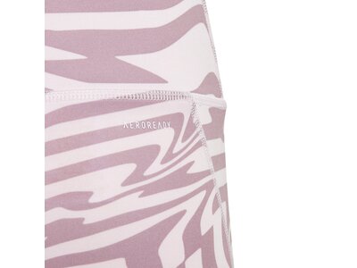 ADIDAS Kinder Tight AEROREADY Allover Print Optime High-Rise 7/8 Pocket Kids Pink