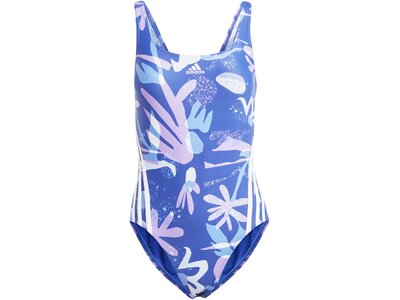 ADIDAS Damen Badeanzug FLORAL 3S SUIT Blau