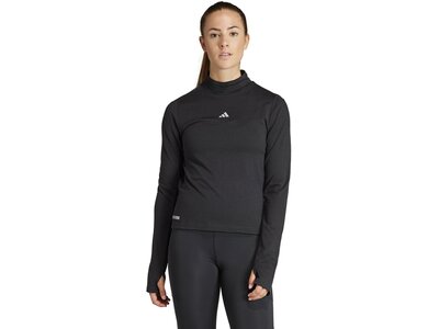 ADIDAS Damen T-Shirt Ultimate Running Conquer the Elements Merino Schwarz