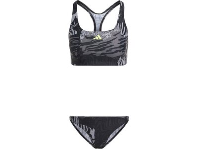 ADIDAS Damen Bikini Allover Graphic Grau