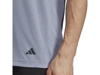 ADIDAS Herren Shirt YOGA BASE TEE Silber