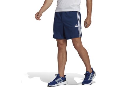 ADIDAS Herren Shorts Train Essentials Piqué 3-Streifen Blau