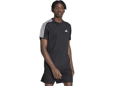 ADIDAS Herren Shirt Train Essentials 3-Streifen Training Schwarz